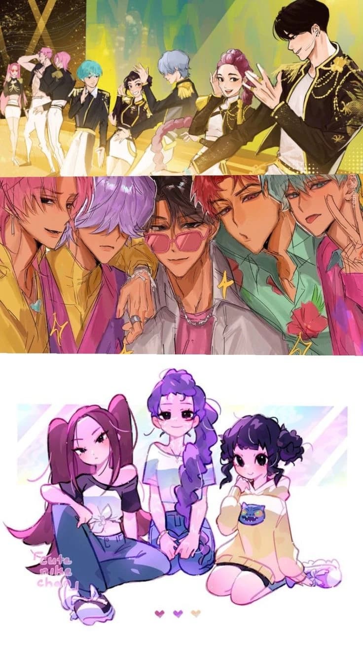 K-pop warriors (Huntryx) x Saja boys thumbnail