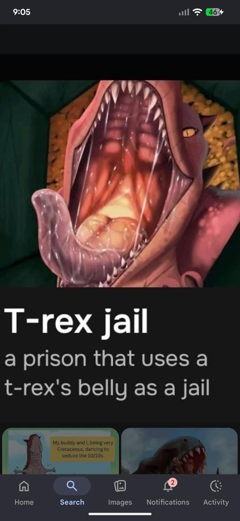 T-rex belly jail thumbnail