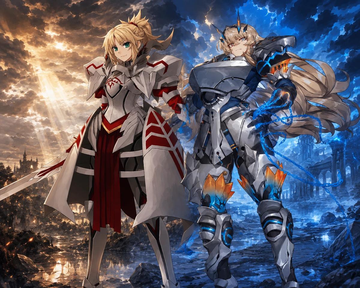 Mordred and Barghest  thumbnail