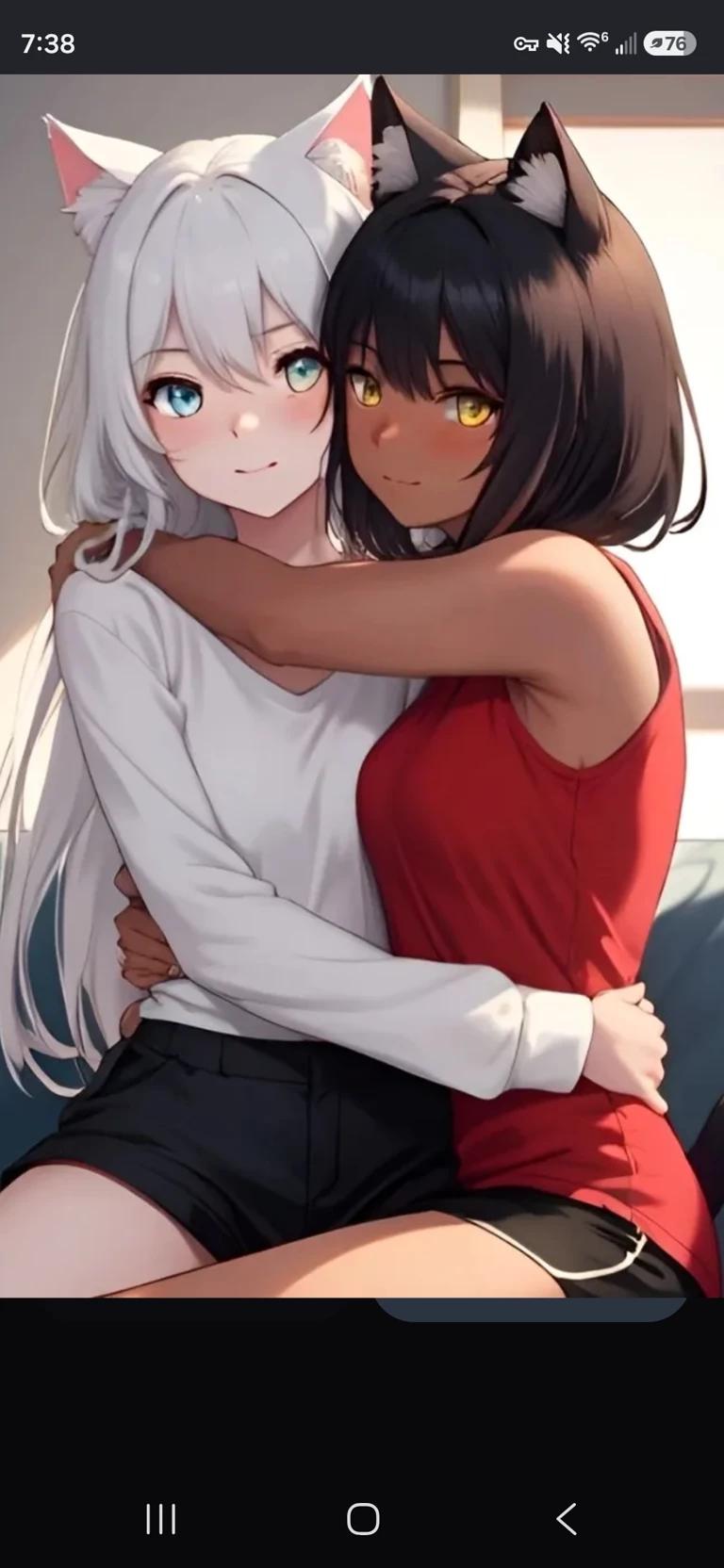 Lesbian catgirls roommate  thumbnail