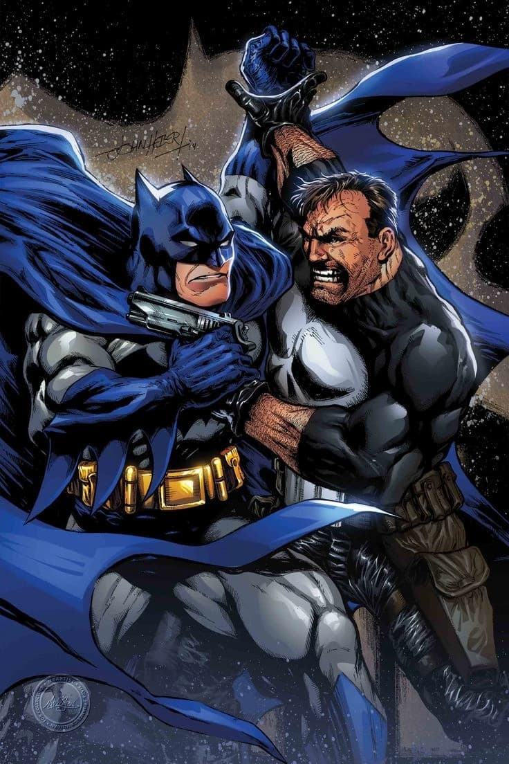 bruce wayne e frank castle thumbnail