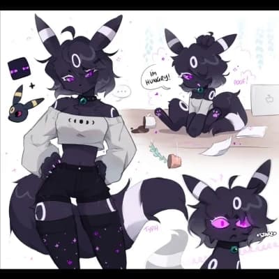 Amber (Umbreon + Enderman) thumbnail
