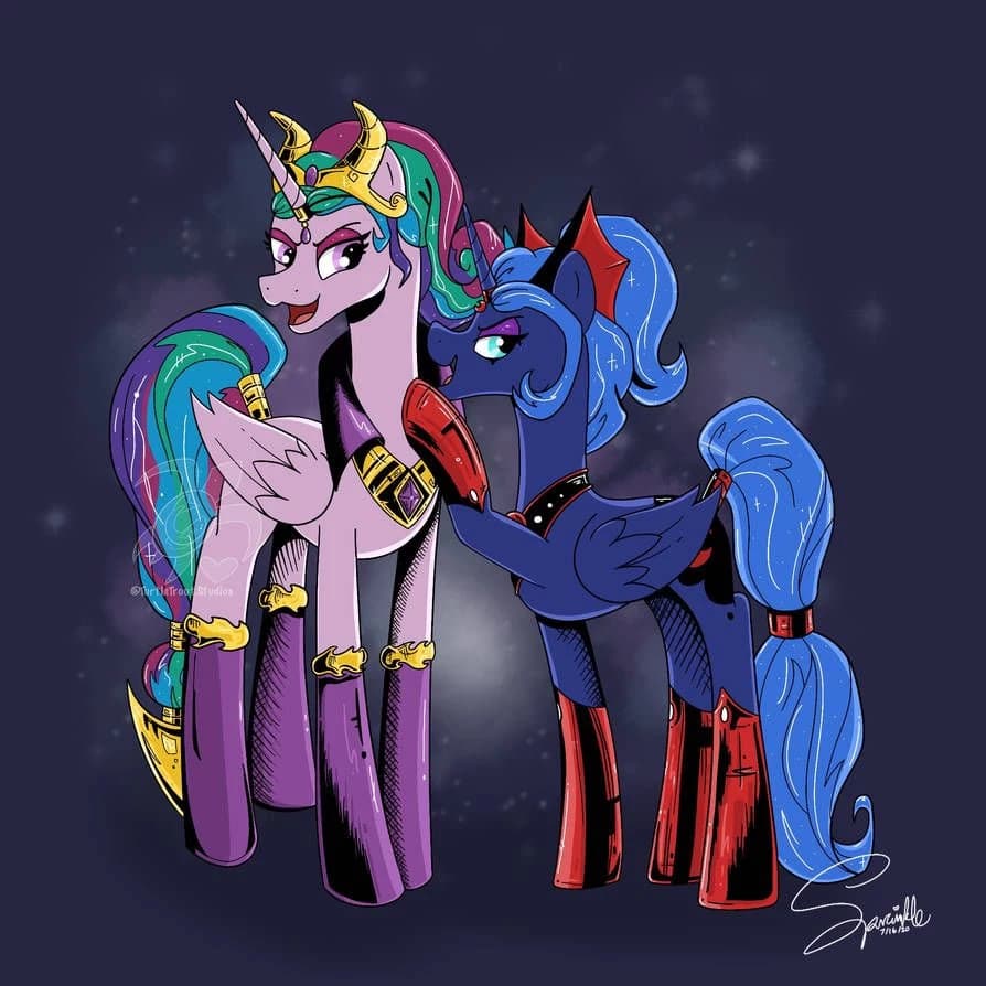 Foxlestia and Dupluna (Princess Celestia and Princess Luna) thumbnail