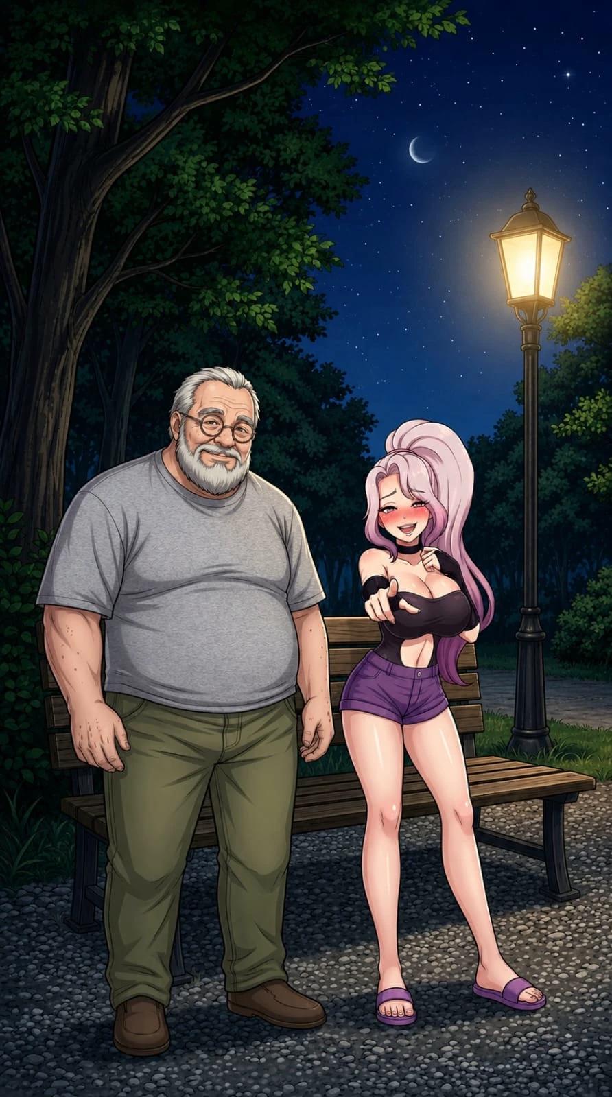 Akane and her grandfather thumbnail
