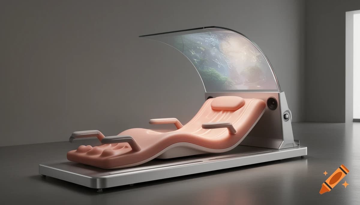 The health bed – model: "Somatis 3000 "(vulgar: "Lustbank" ) thumbnail