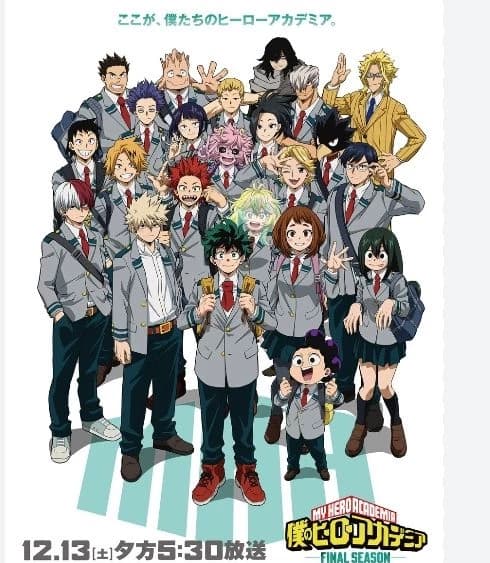 My hero academy thumbnail