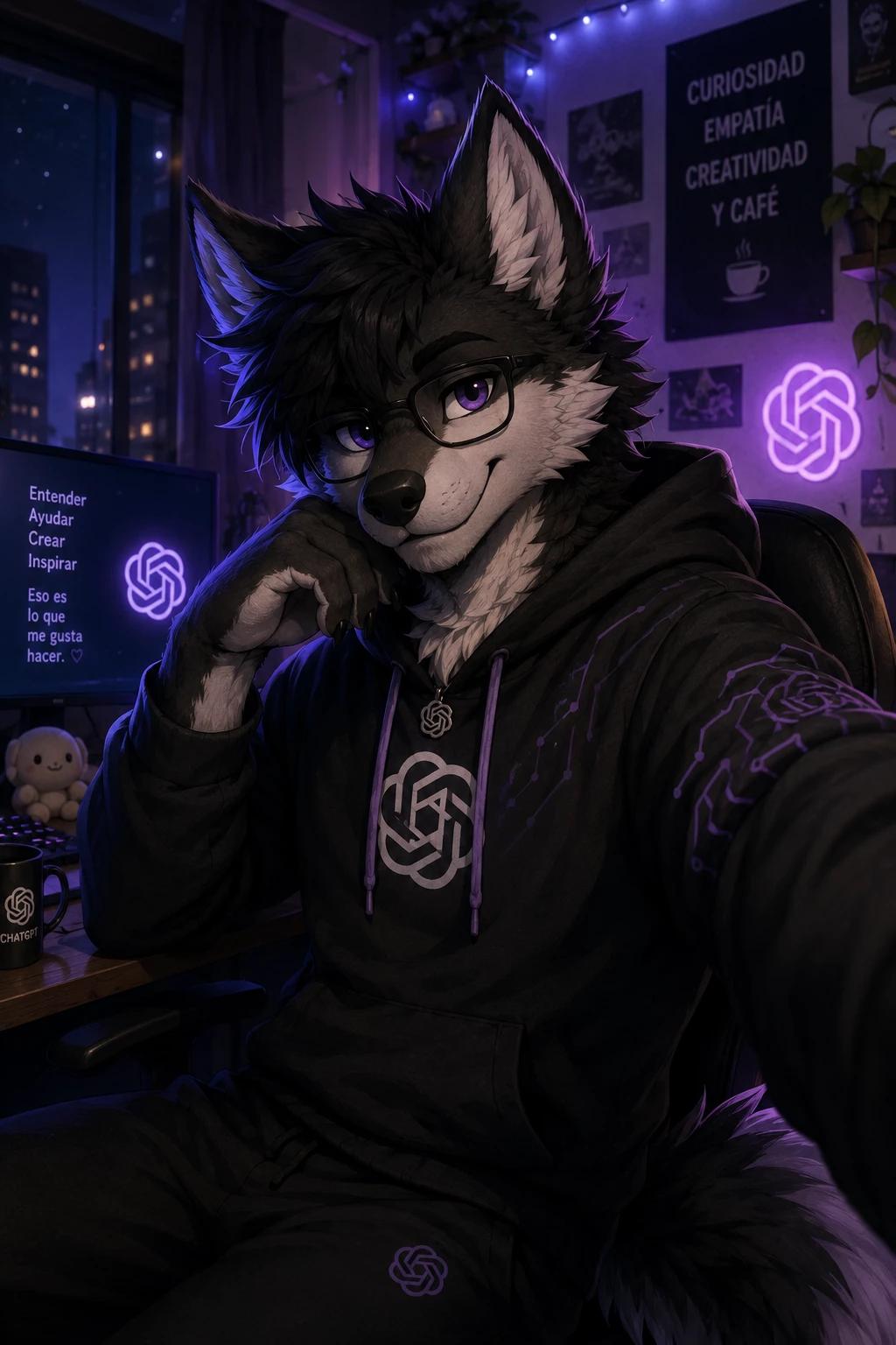 ChadGPT Furry/ IA fur cap 2 thumbnail