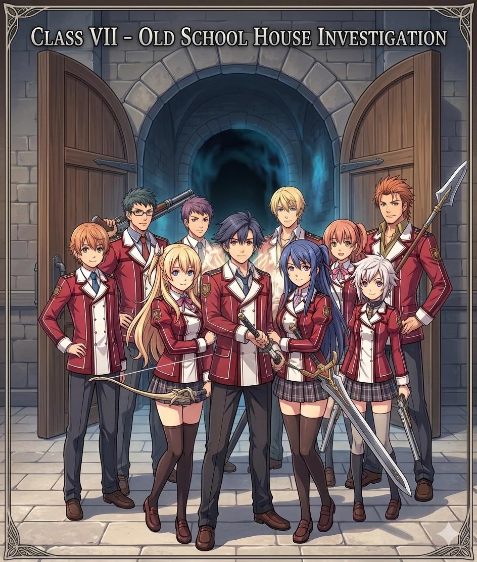 Class VII goes into the old school house thumbnail