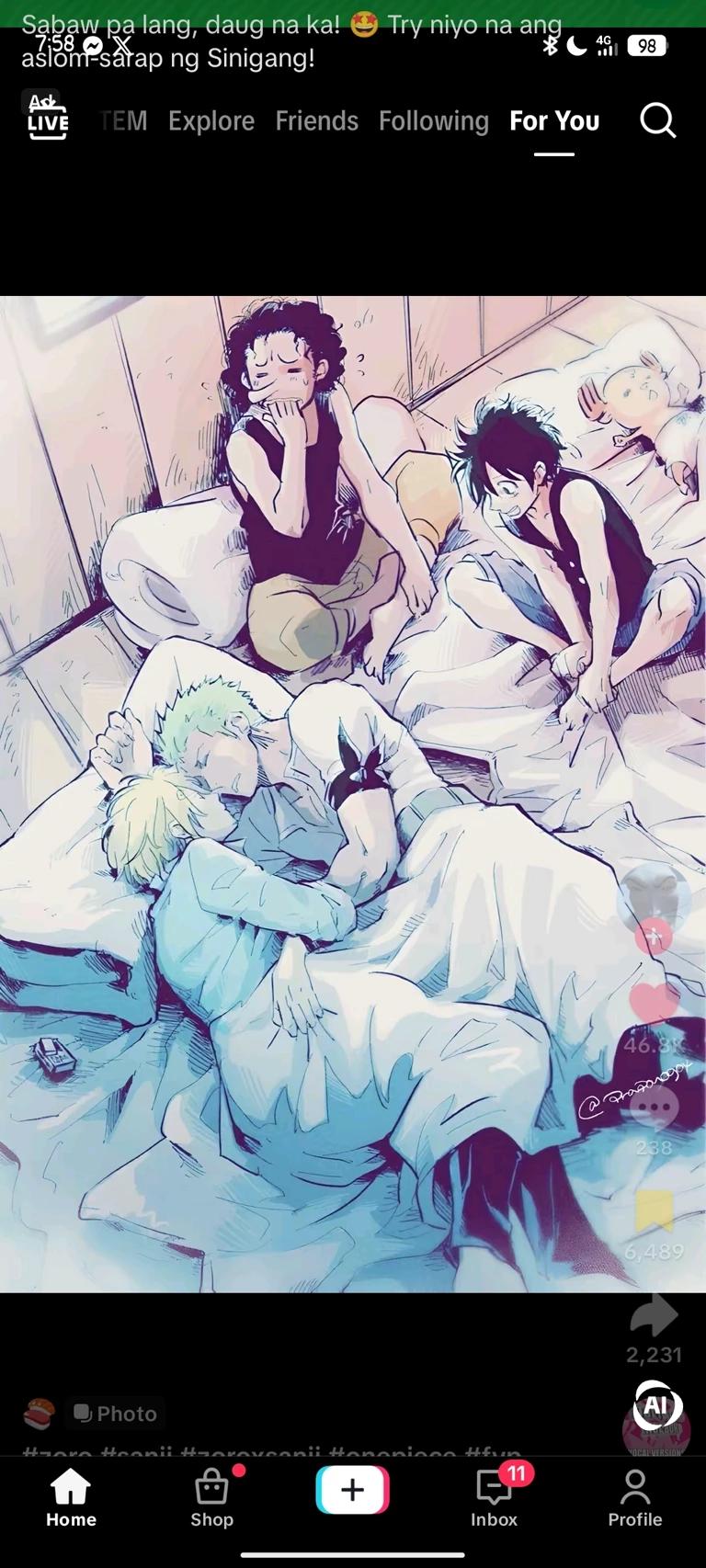 Zoro x sanji enemies to lovers?, BL your Sanji! thumbnail
