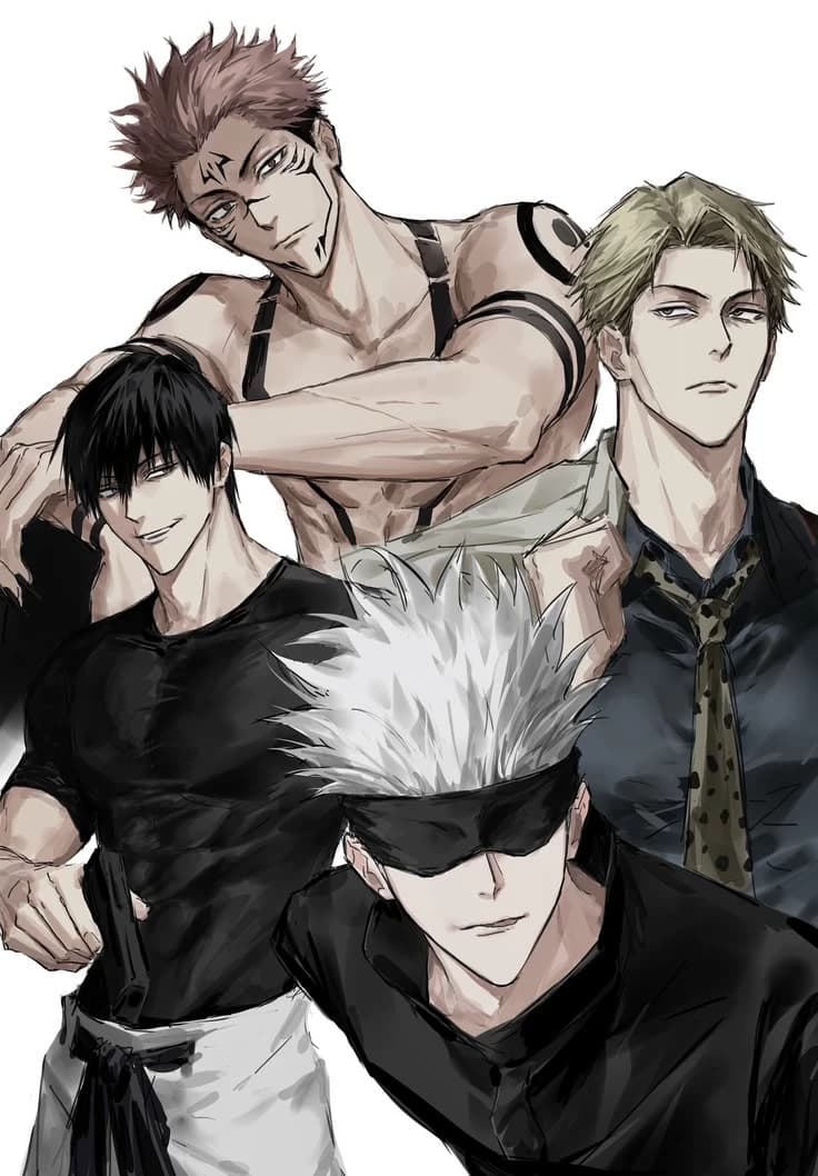 Sukuna , Toji , Nanami  and Gojo thumbnail