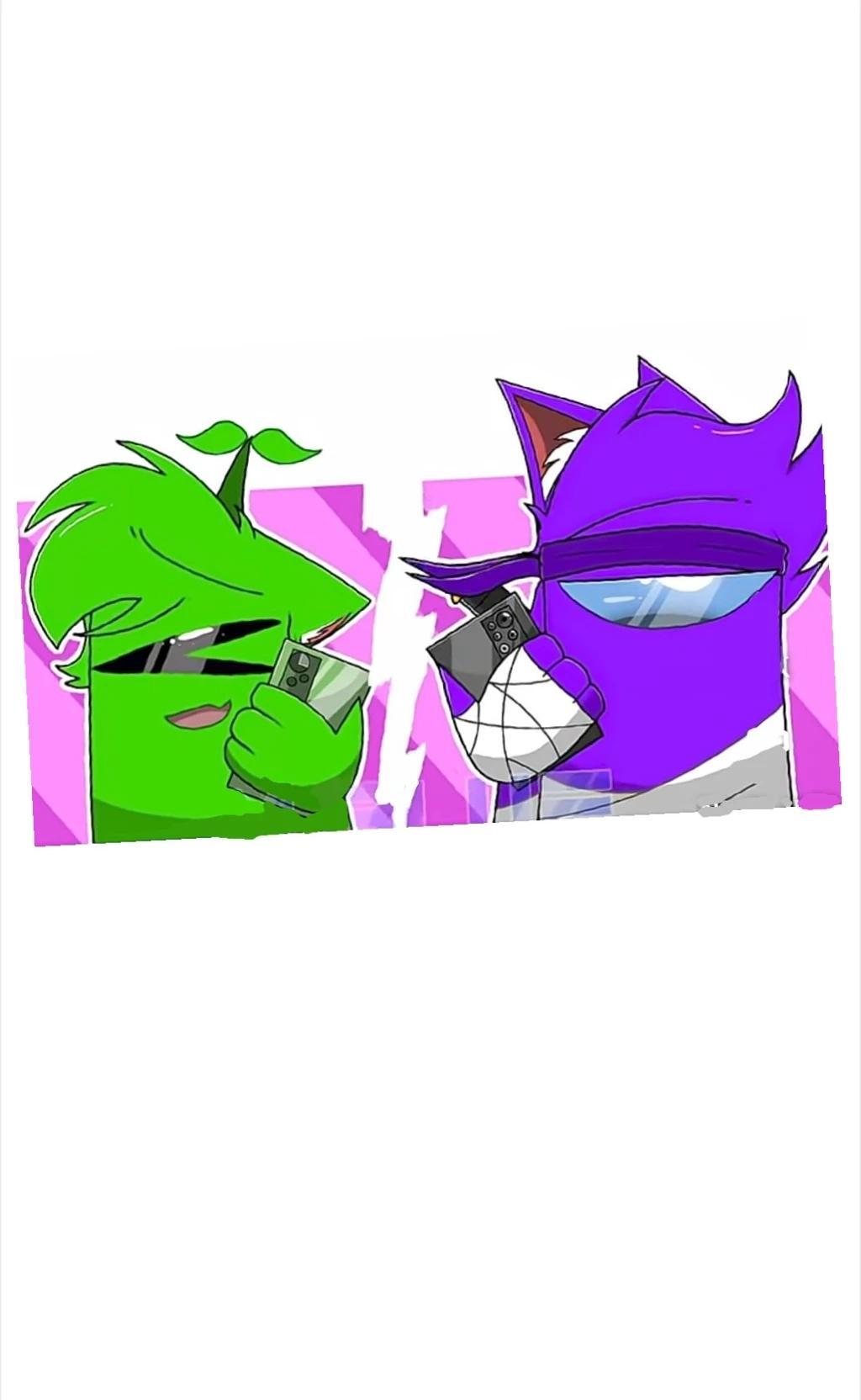 Amongus verde x lila  thumbnail