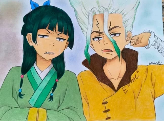 El mundo de mao mao y senku 🤭🙂‍↕️ thumbnail