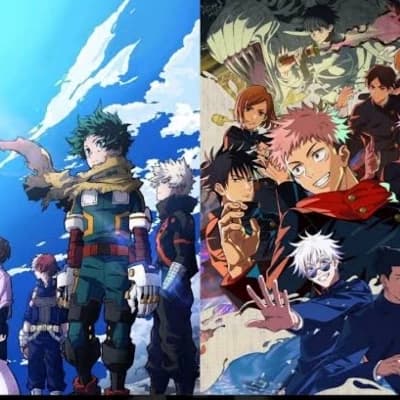 Jujutsu kaisen collide with my hero academia  thumbnail