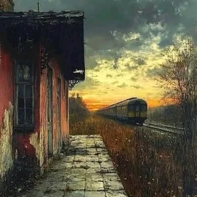 Затерянный параллельный тихий и тусклый, почти безлюдный уютный мир thumbnail