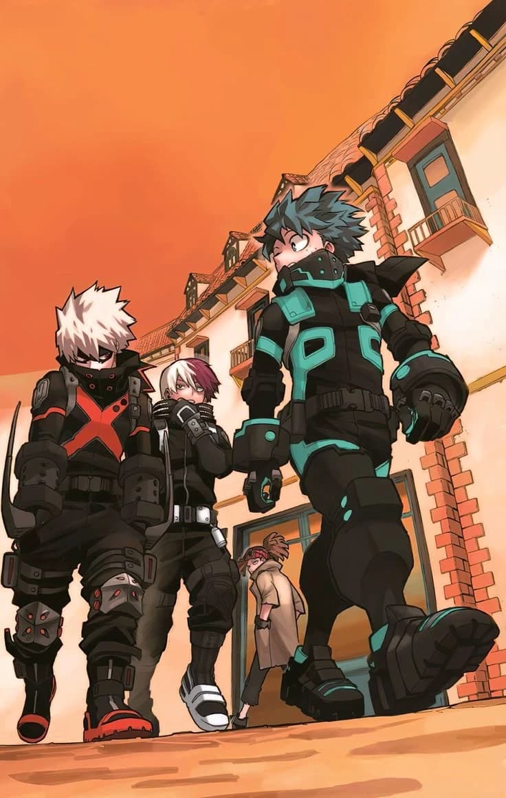 Midoriya Izuku, Bakugo Katsuki, and Shoto Tadoroki thumbnail