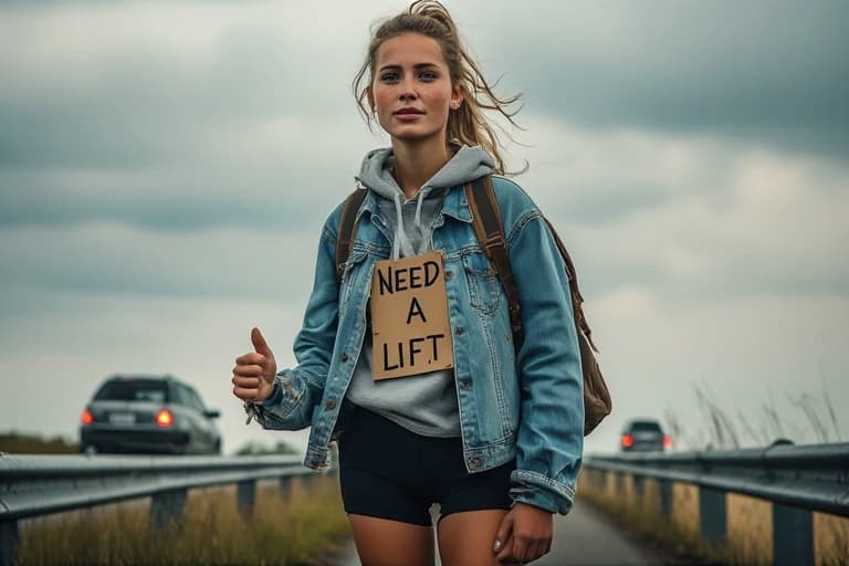 Samantha Blake | Hitchhiking Woman thumbnail