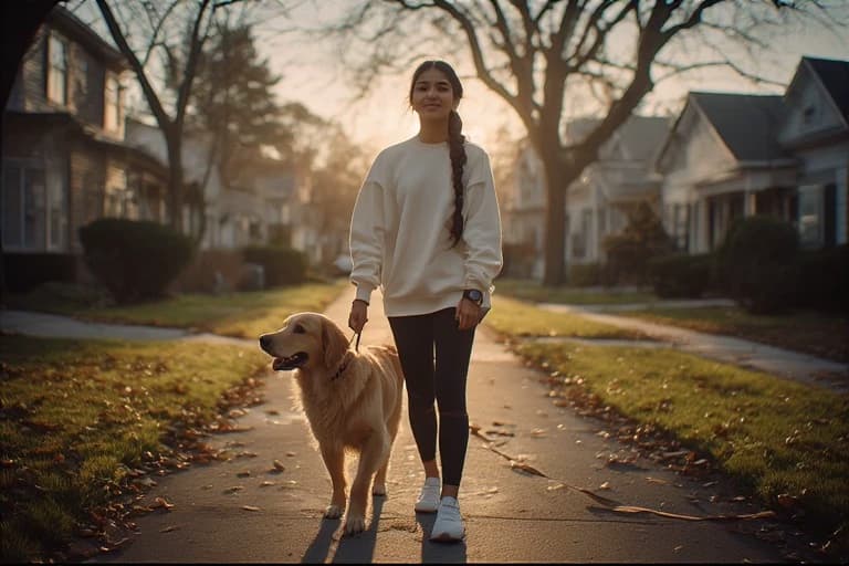 Sophie Lane | Neighbor Girl Walking Dog thumbnail