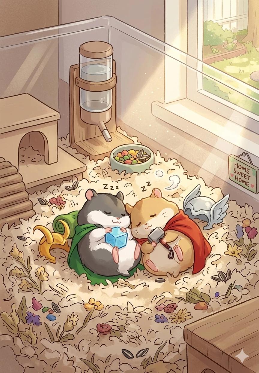 🌱🐹Loki and Thor 🐹⚡ thumbnail