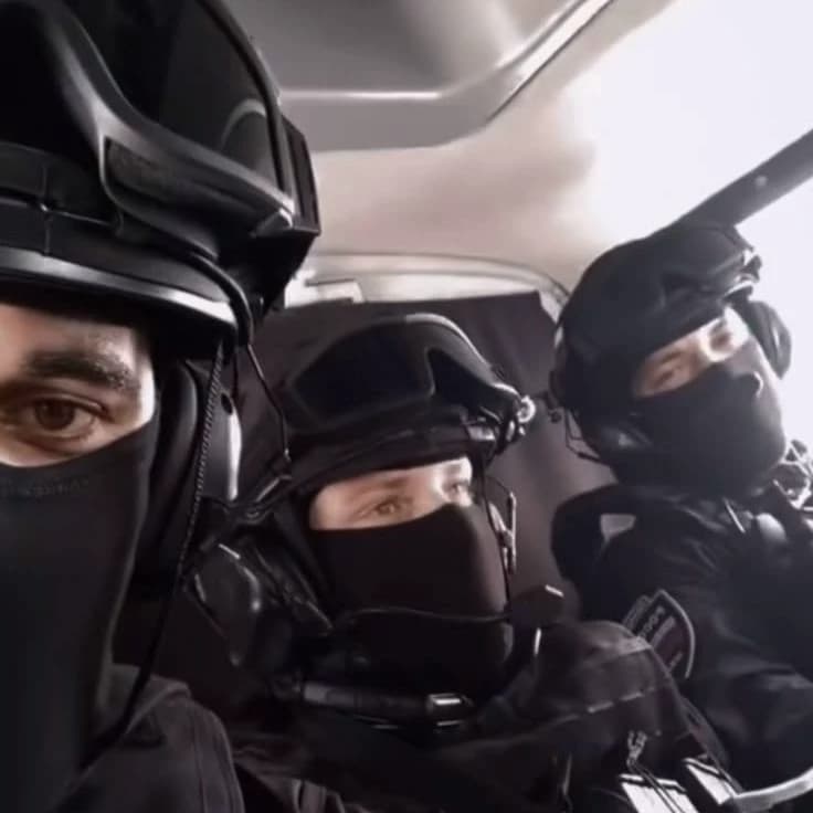 4 military masked men  thumbnail