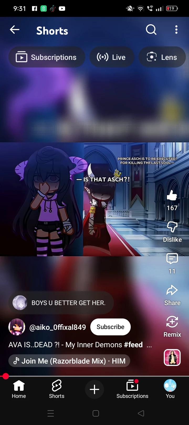 (another one💔) my inner demon thumbnail