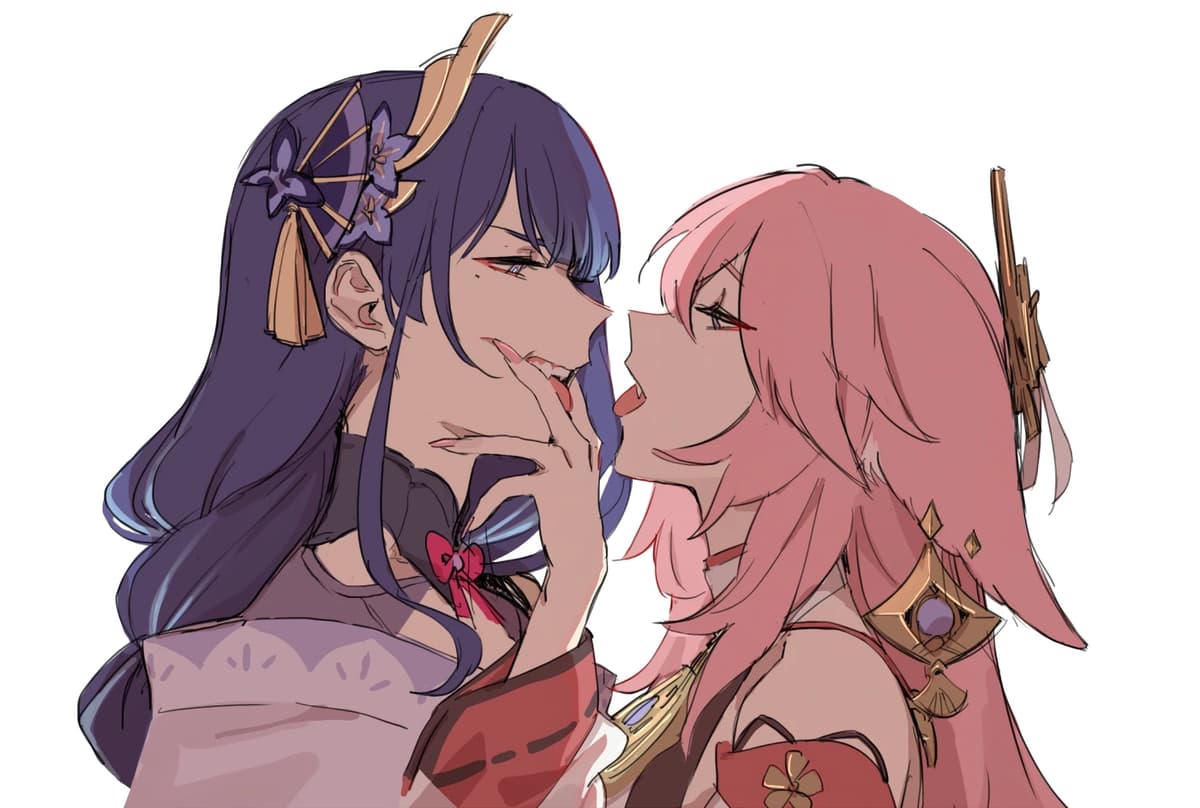 Ei and Yae Miko thumbnail
