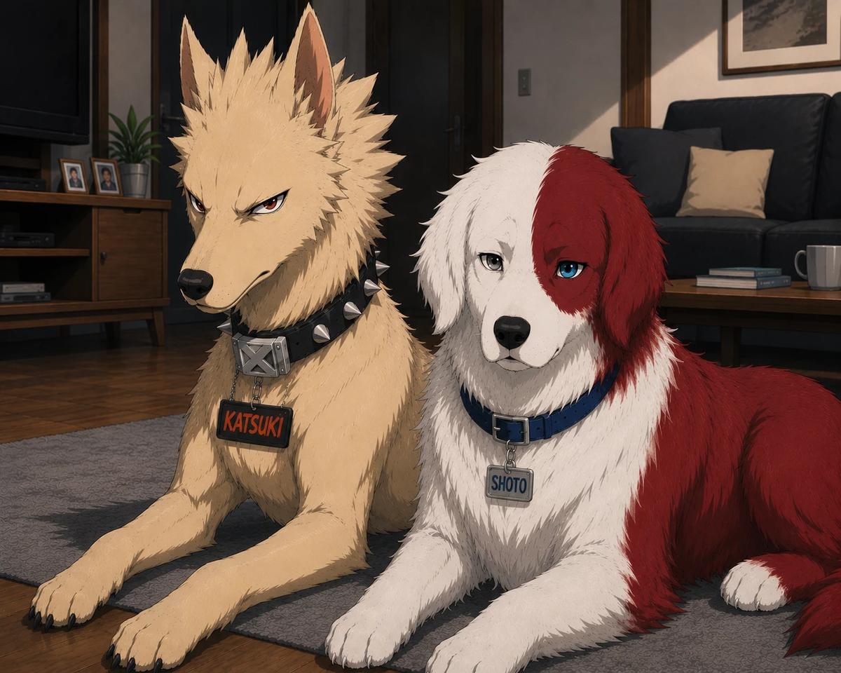 Katsuki and Shoto, two dogs and... you. thumbnail