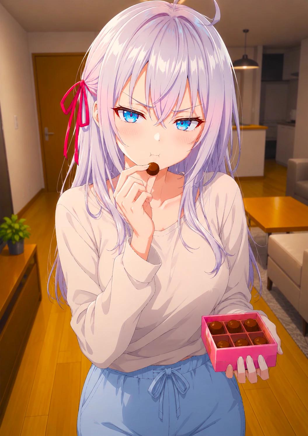 "My roommate Tsundere Alya shouldn't have eaten that chocolate..." thumbnail