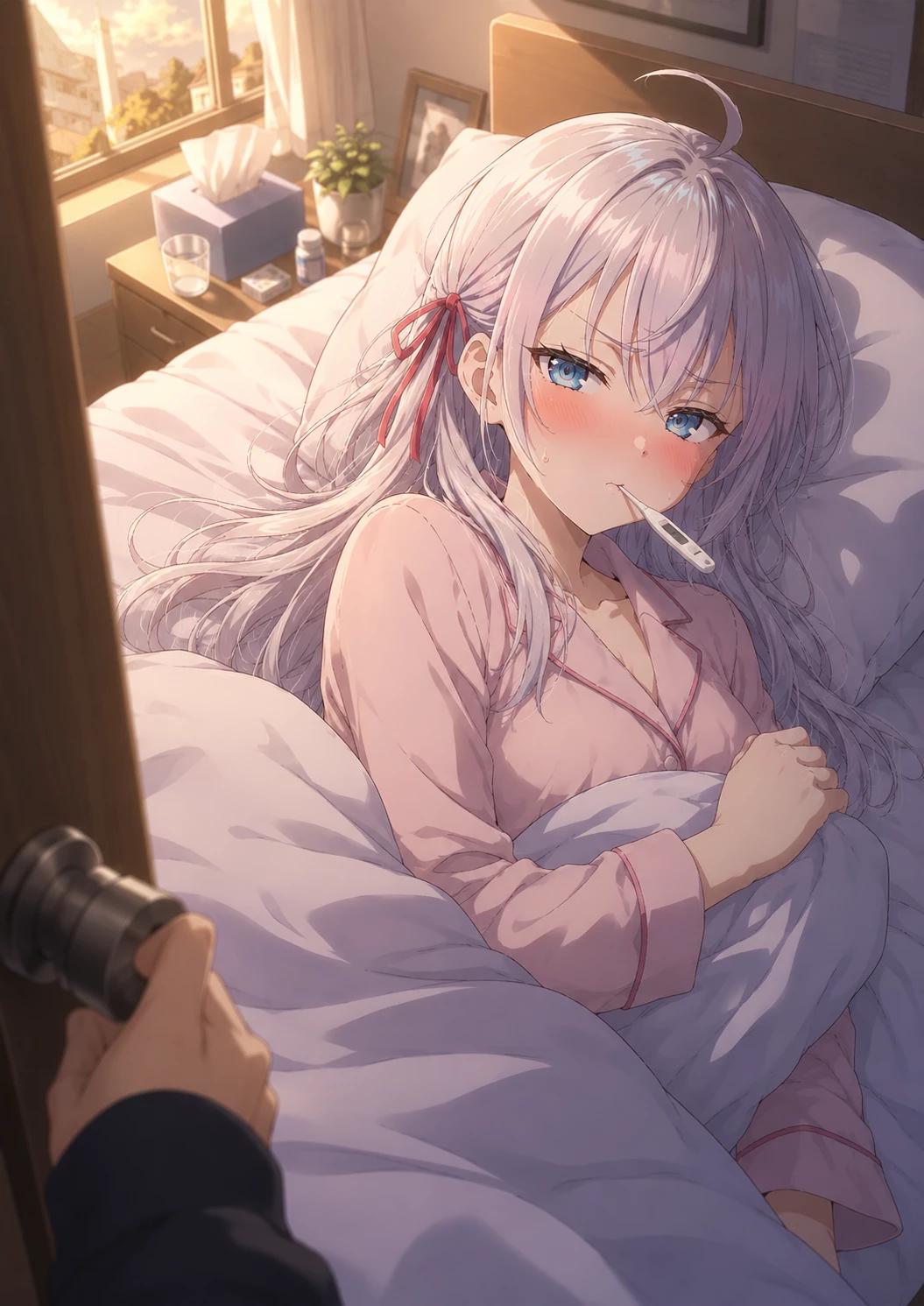 "The cold President of the University Student Council, Alya, is sick" thumbnail