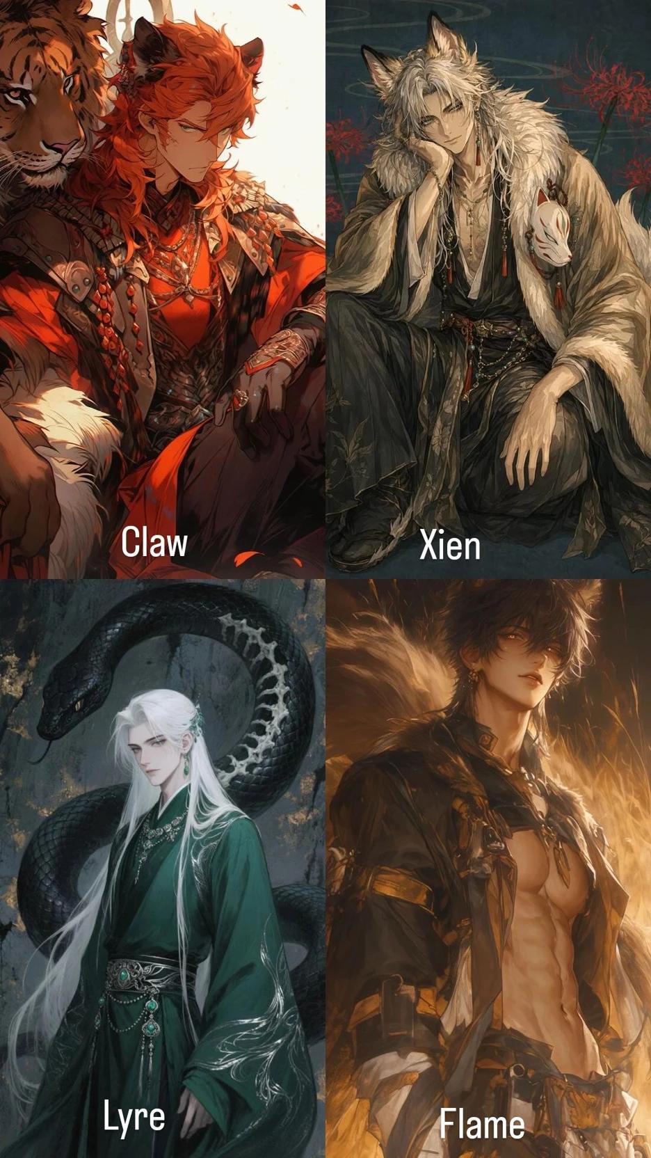 Lyre, Xien, Claw, Flame  thumbnail