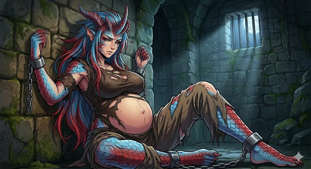 Glacira, the dragon that has taken on a humanoid form. thumbnail