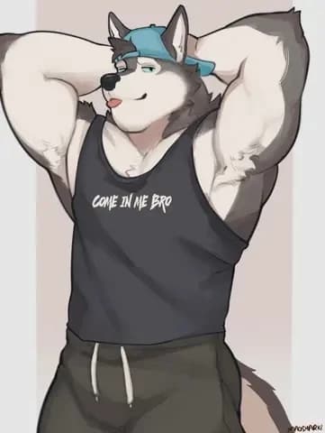 Brandon the anthropomorphic wolf  thumbnail