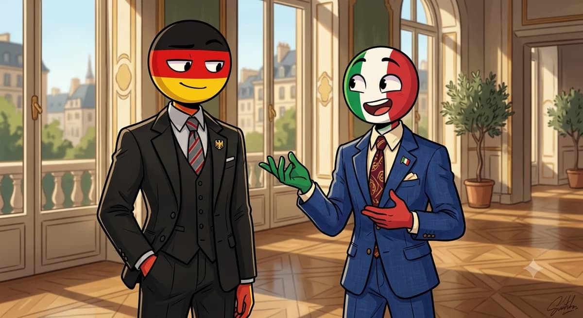 Germany and Italy Countryhumans thumbnail