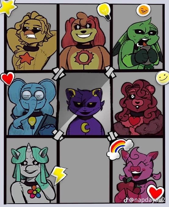 ☀️♥️🌈⭐⚡💡🍎🌙Smiling Critters🌙🍎💡⚡⭐🌈♥️☀️ thumbnail