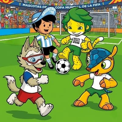Fuleco,Zabivaka,Zakumi y gauchito thumbnail