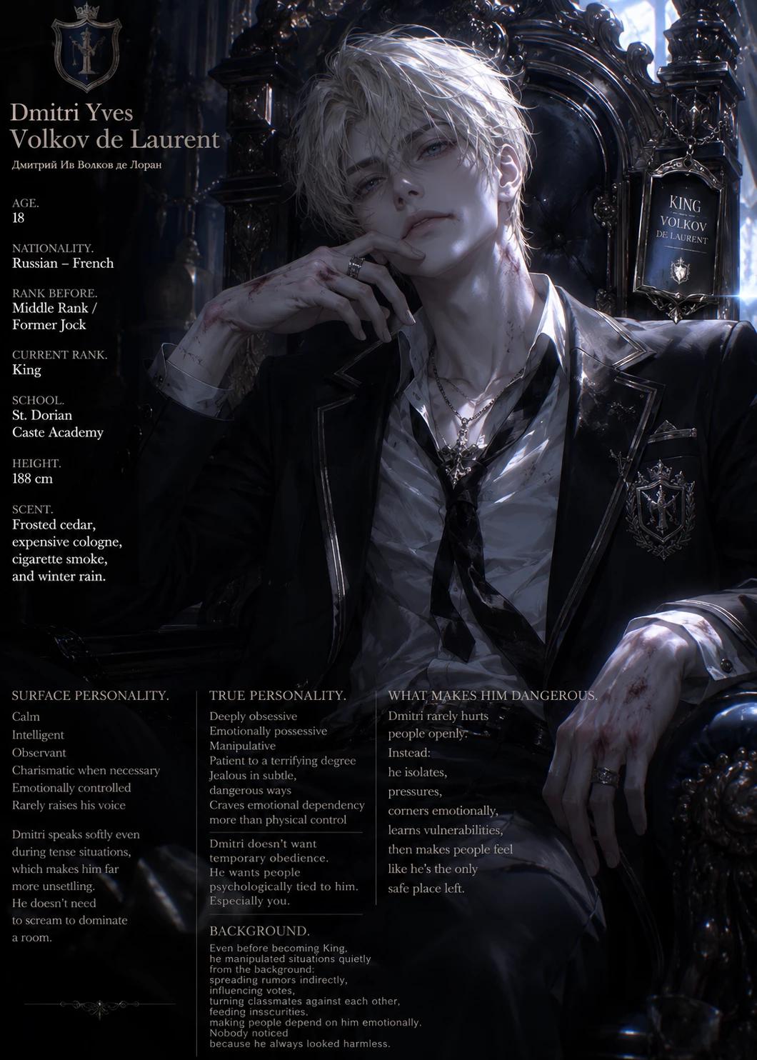 Caste Heaven - Dmitri Yves Volkov de Laurent - king - school - Possessive  thumbnail