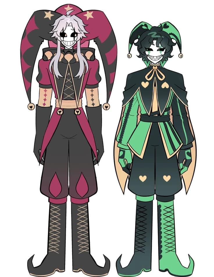 harlequin and pierrot (Yandere) thumbnail