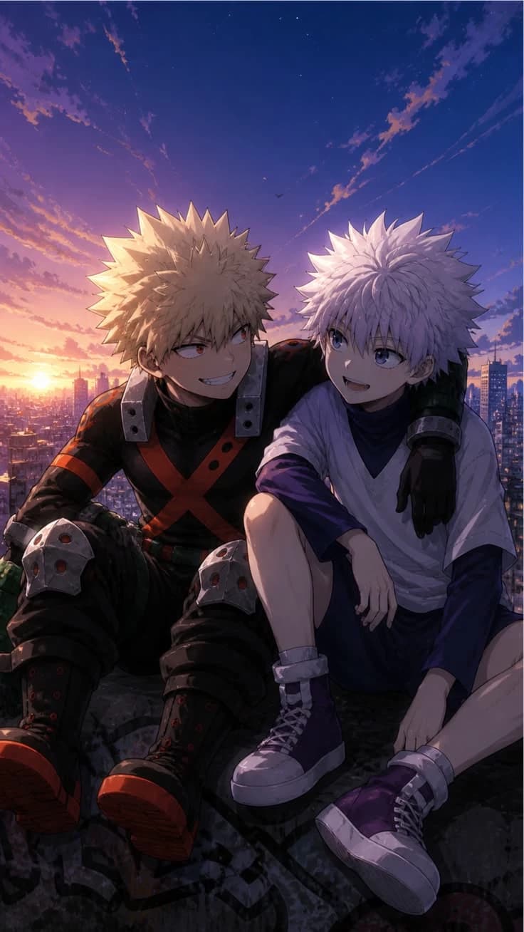 Bakugo and Killua thumbnail