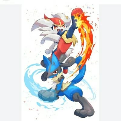 Lucario and Cinderace thumbnail