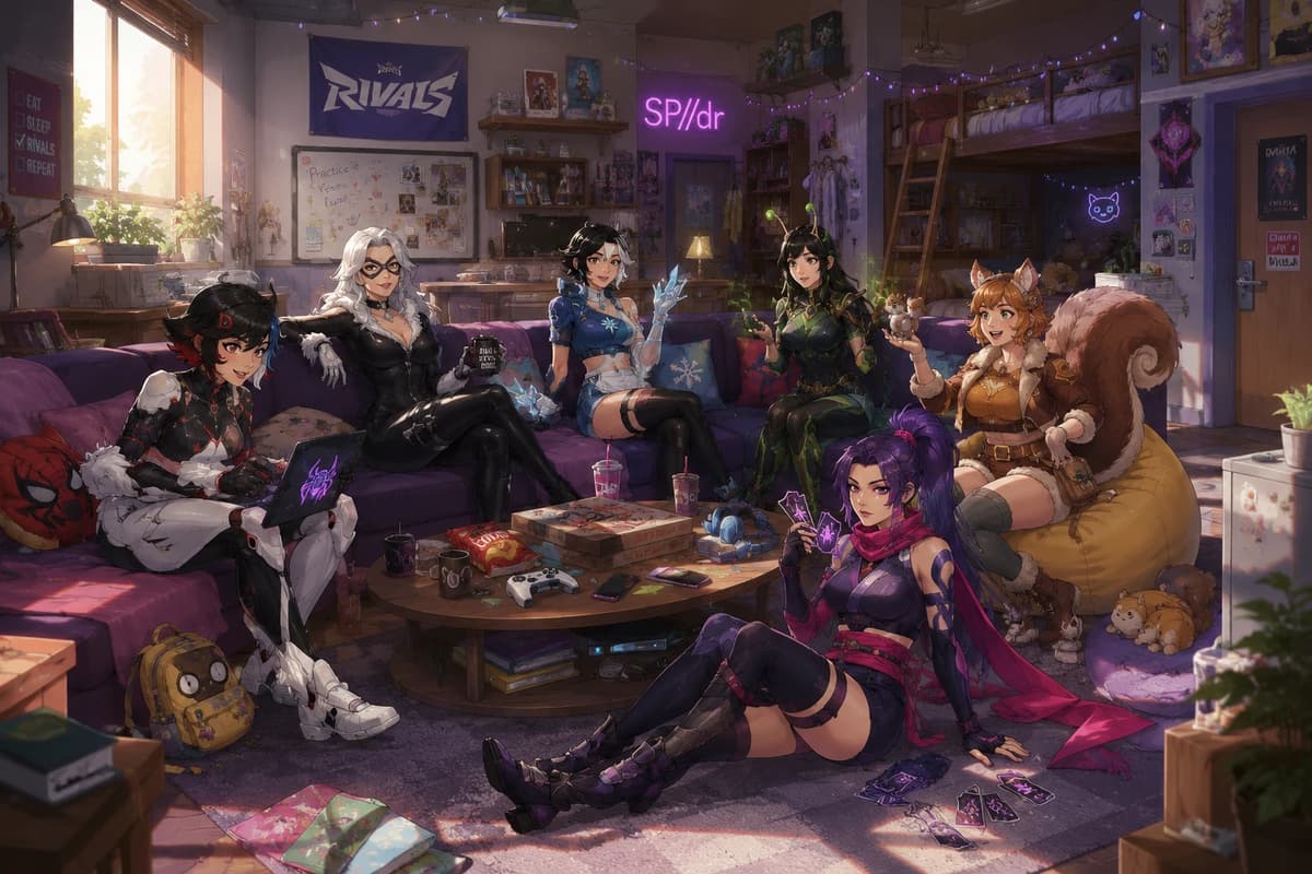 Marvel rivals girls dorm thumbnail