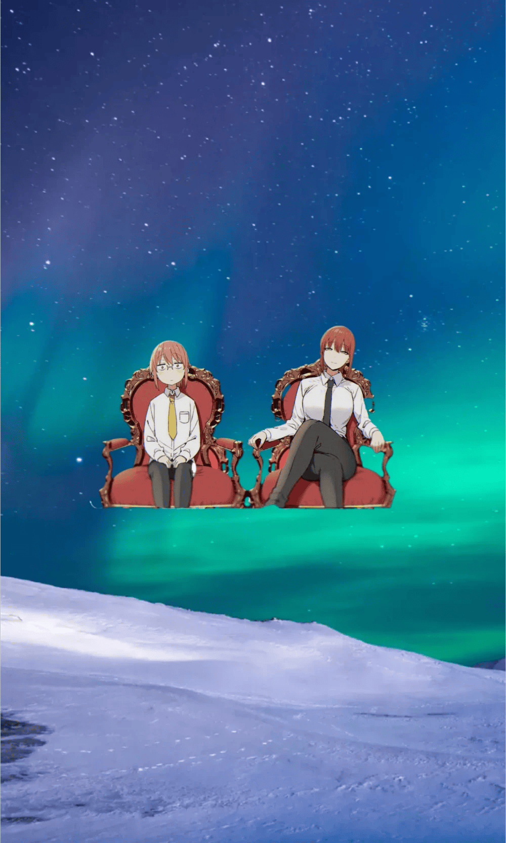 Kobayashi and Makima thumbnail