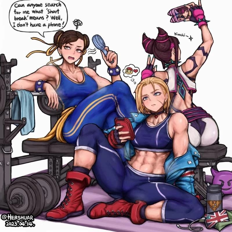 Chun-Li, Cammy, and Juri thumbnail
