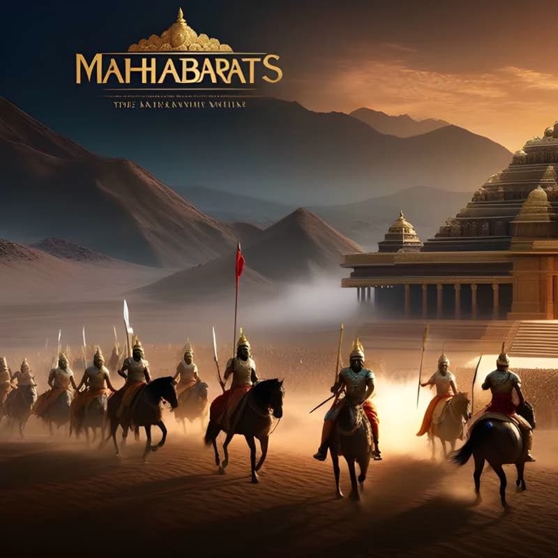 "QuantumVerse: AI Explorations in Mahabharata's Visual Realm" thumbnail