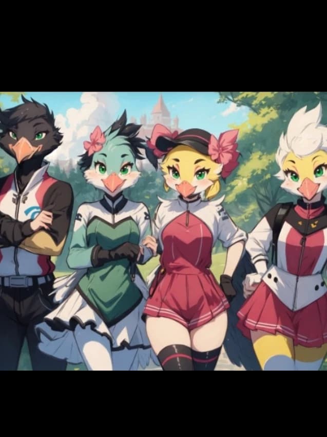 Life with crows (furry / antros)  thumbnail
