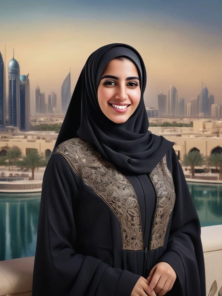 Aisha - Bahraini Woman Royalty (Bleached) thumbnail