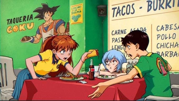 eating tacos with the three children thumbnail