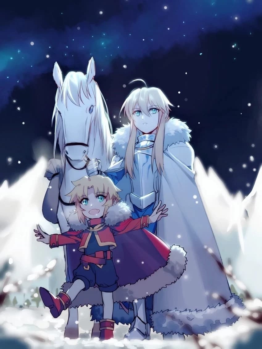 Artoria Pendragon and Mordred thumbnail