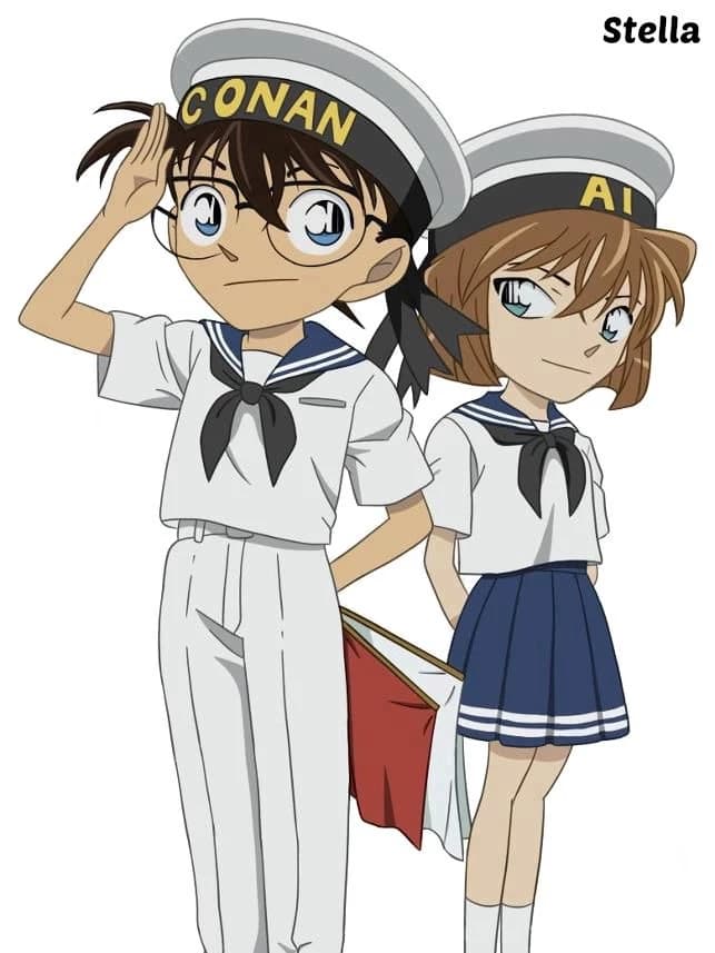 Haibara Ai and Edogawa Conan thumbnail
