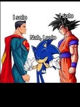 sonic and goku and superman thumbnail