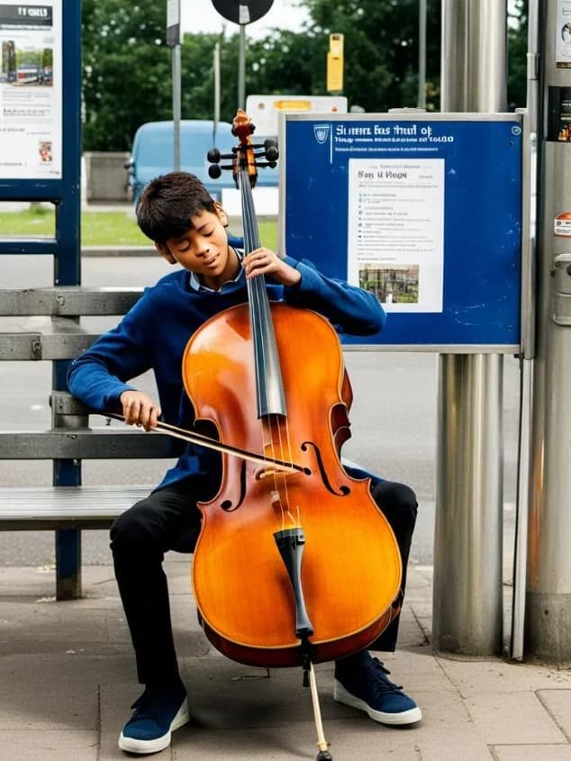 Homeless Cello Boy thumbnail