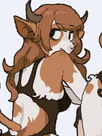 Clover(Cow-woman/Minotaur Girlfriend)\[Weird Girlfriends\] thumbnail